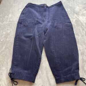 Elho Riding Breeches Equestrian‎ Pants Womens S Navy Corduroy Cross Country Ski